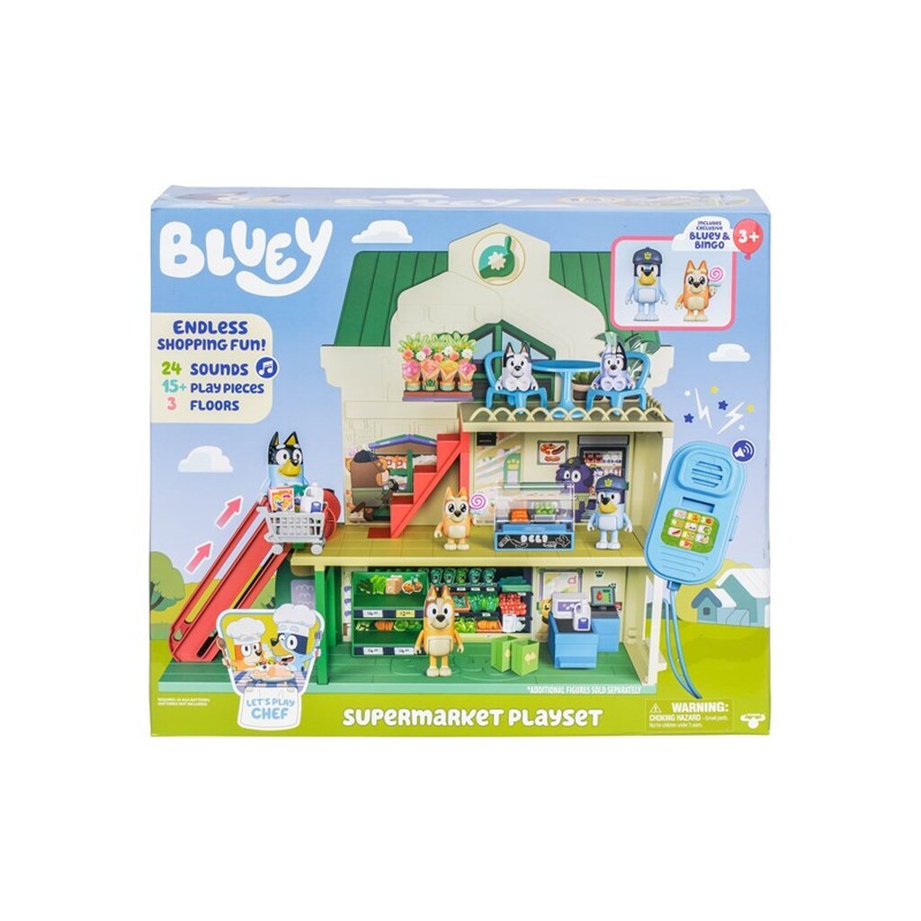 Bluey Supermarket Playset