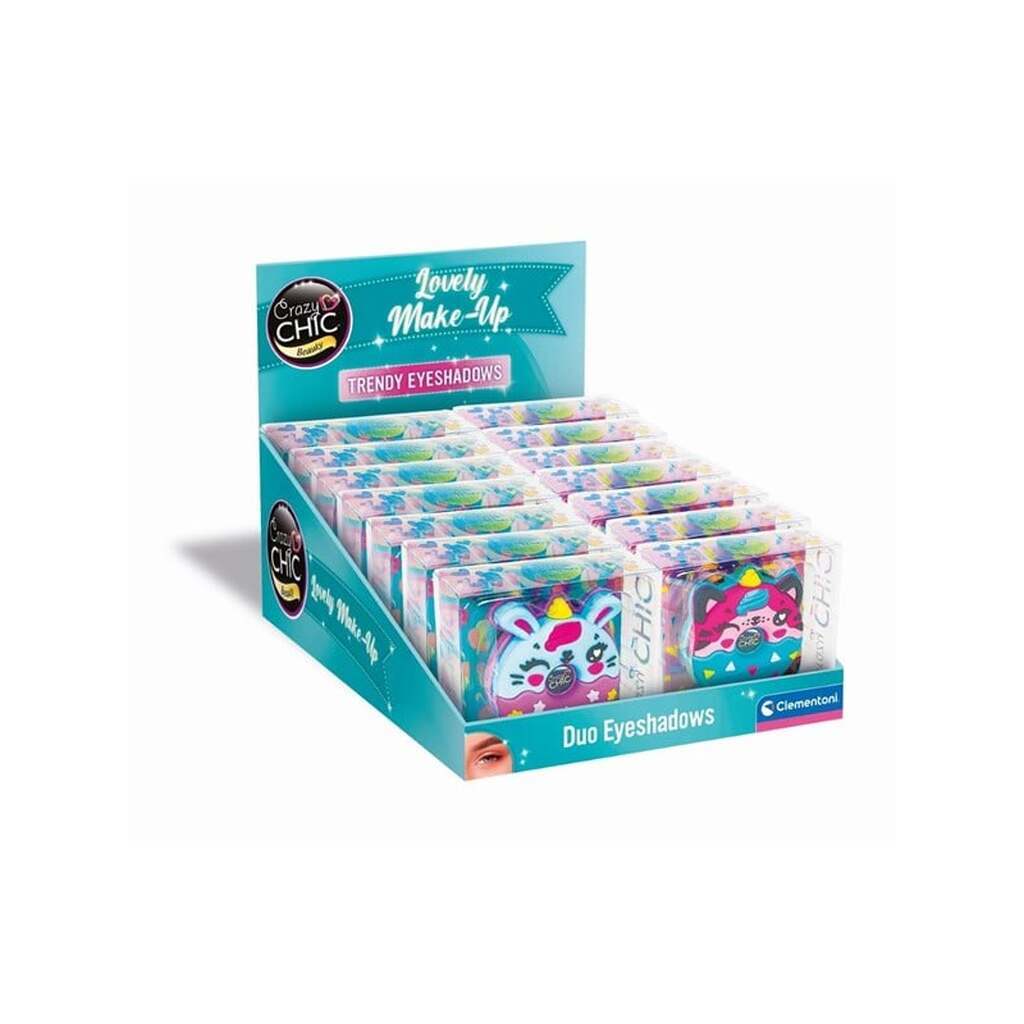 Clementoni Crazy Chic Eyeshadow Animals Donut Purple/Blue