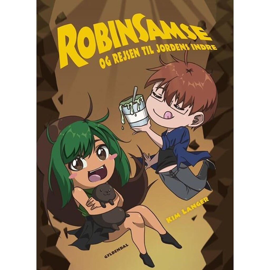 RobinSamse og rejsen til Jordens indre - Børnebog - Hardcover