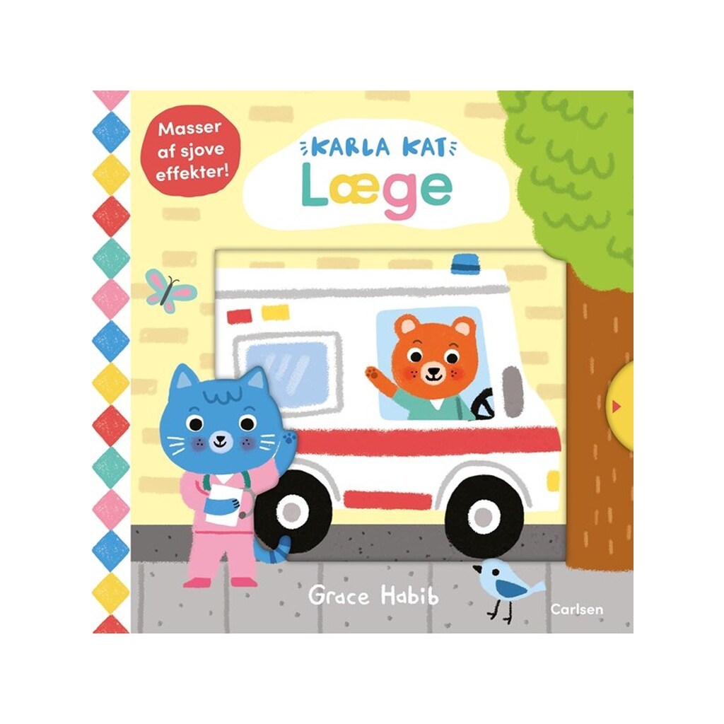 Karla Kat: Læge - Børnebog - Papbog