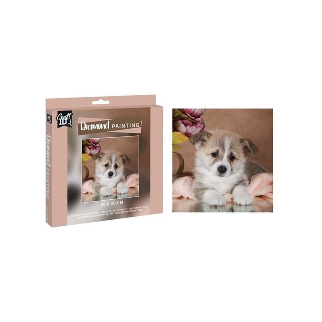 Creative Craft Group Diamond Painting 20*20cm. Hund