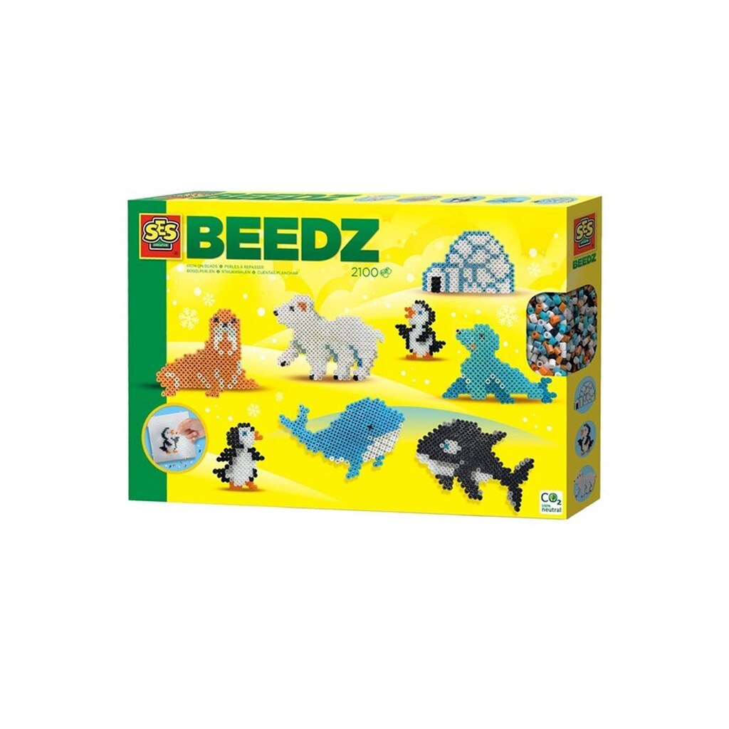 SES Creative Iron-on Beads - Pool Animals