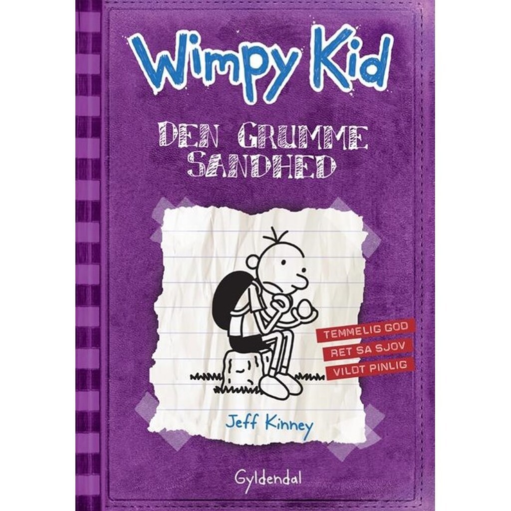 Wimpy Kid 5 - Den grumme sandhed - Børnebog - Hardcover