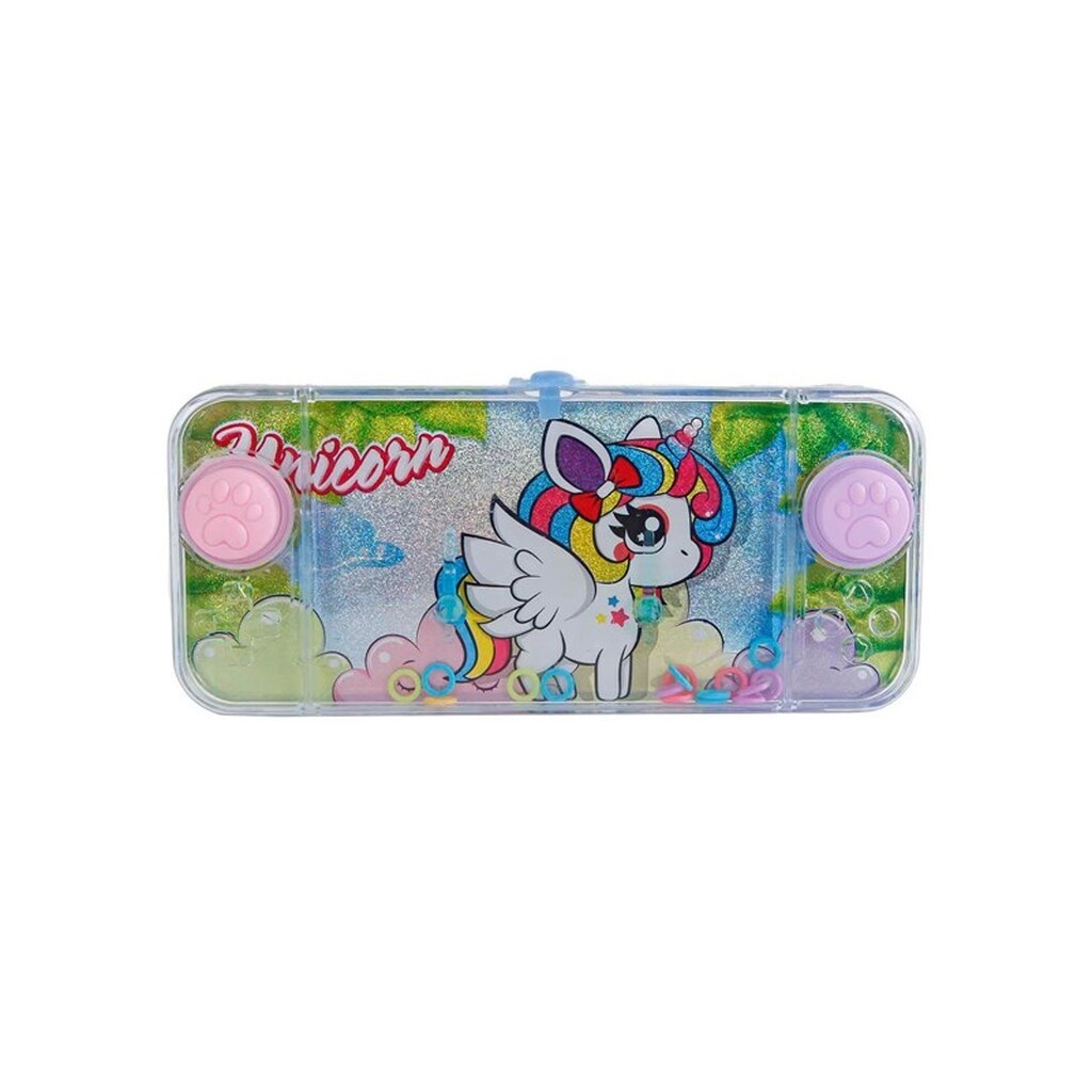 Pocket Money Unicorn Water Game Console - assorted