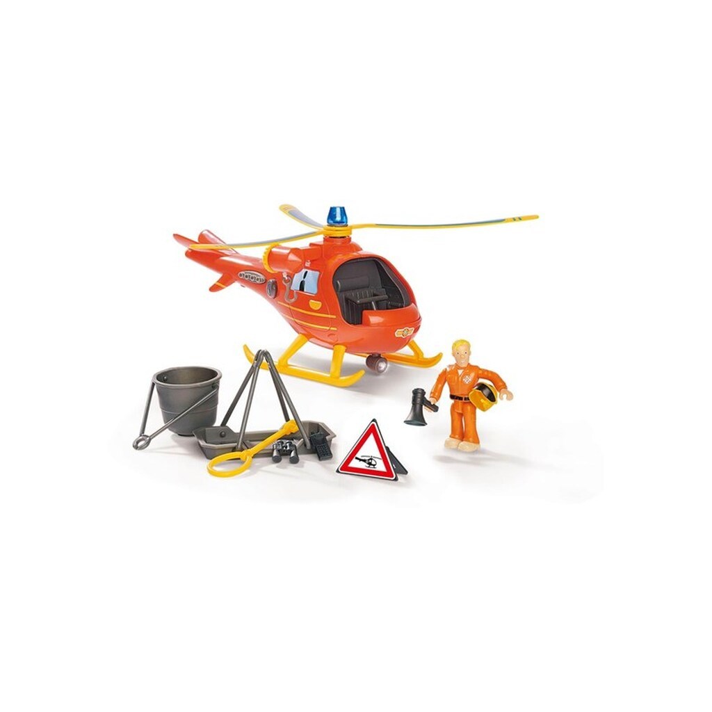 Simba Fireman Sam Helicopter Wallaby with Figure 15cm
