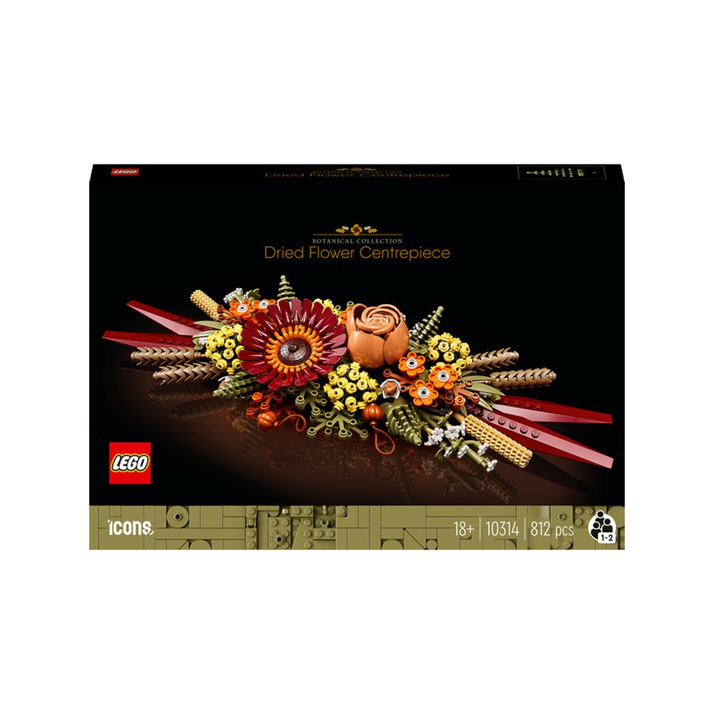 LEGO Icons 10314 Dekoration med tørrede blomster