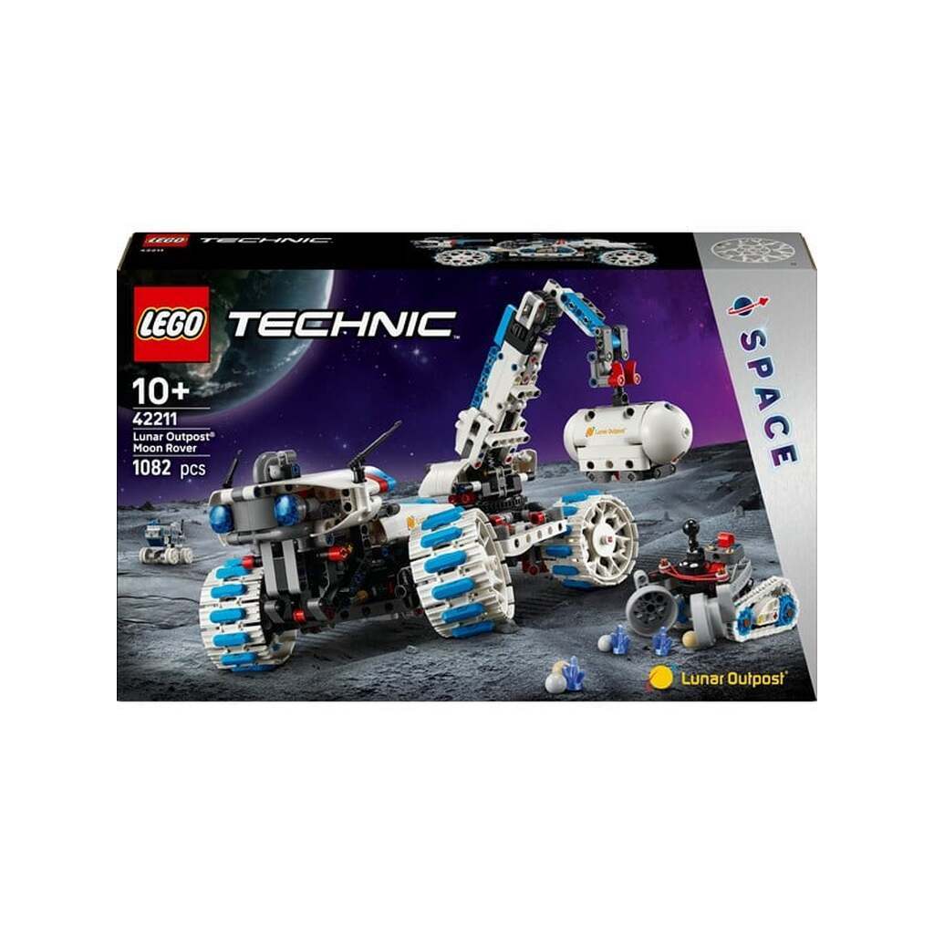 LEGO Technic 42211 Lunar Outpost&#8482; månerover-rumfartøj