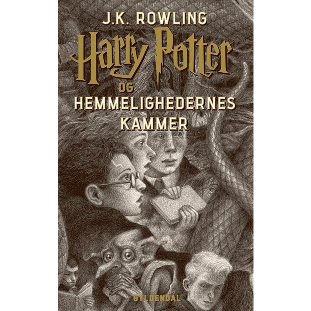 Harry Potter 2 - Harry Potter og Hemmelighedernes kammer - Ungdomsbog - Hæftet