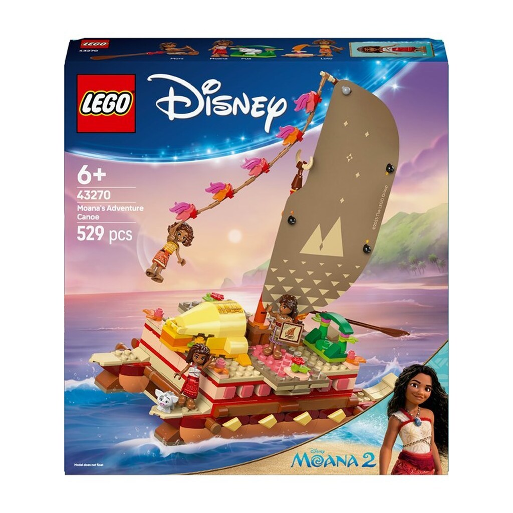 LEGO Disney 43270 Vaianas eventyrkano