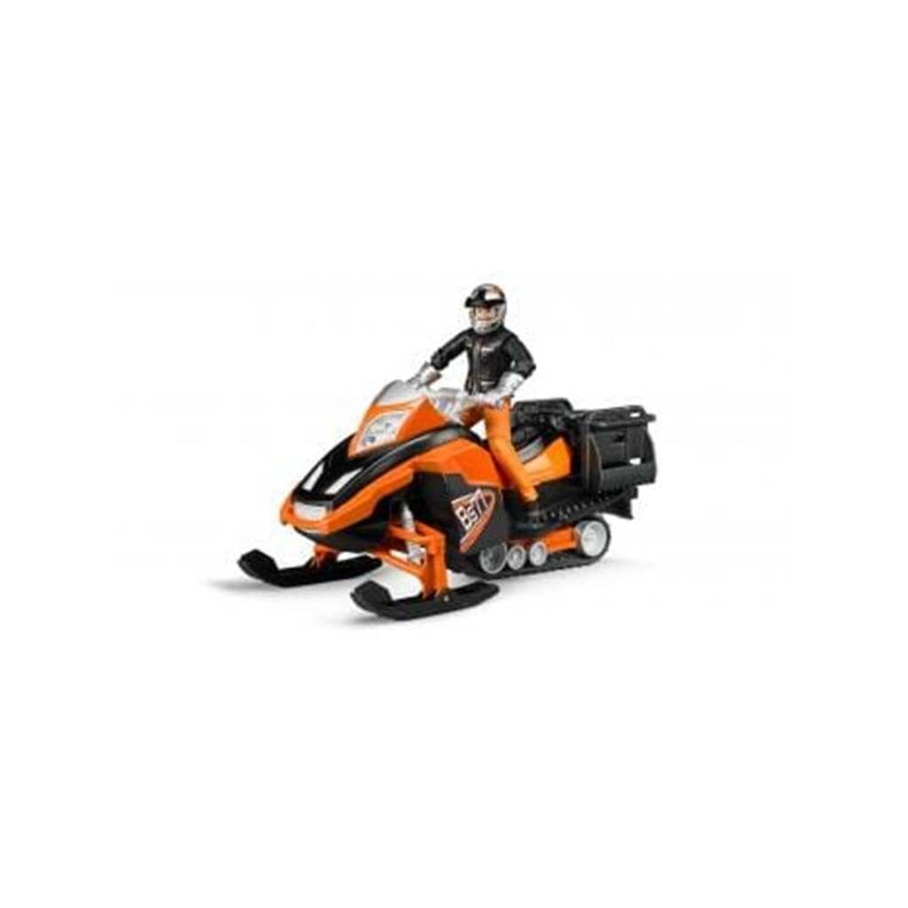 Bruder Snowmobilw with driver and accessories