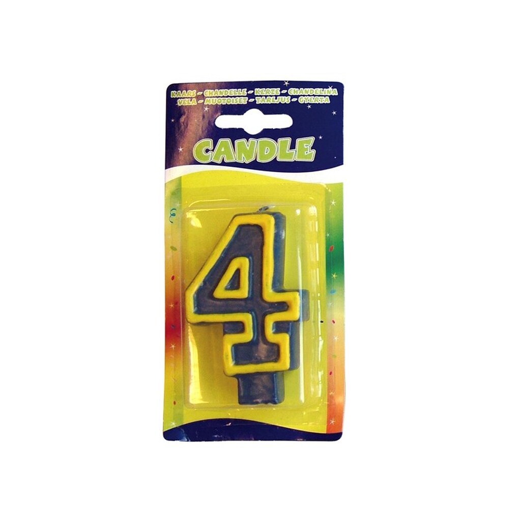 Folat BV Birthday candles Fun - 4 years