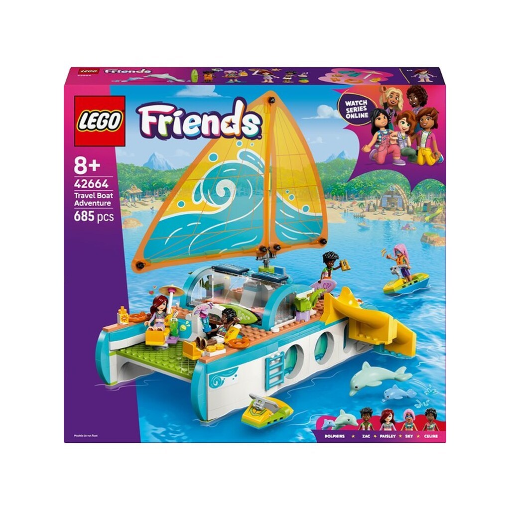 LEGO Friends 42664 Eventyrfyldt bådrejse