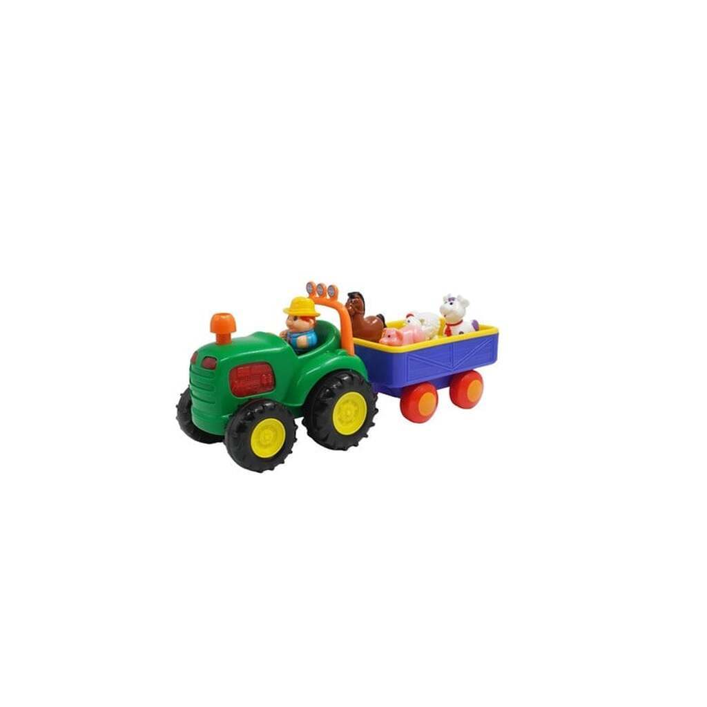 Happy Baby Traktor med Vogn og Dyr