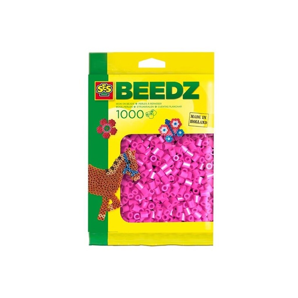 Iron-on Beads - Neon Pink 1000pcs.