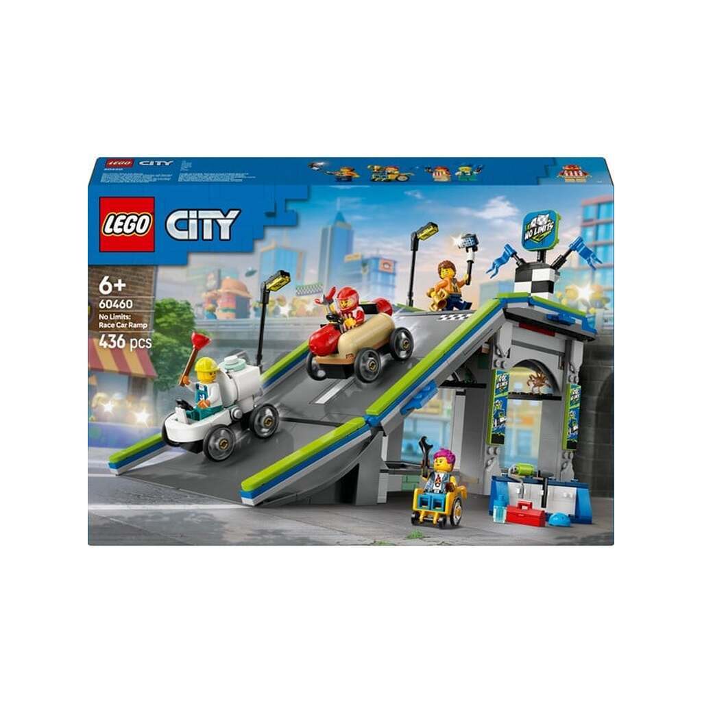 LEGO City 60460 Ingen grænser: Racerbilrampe