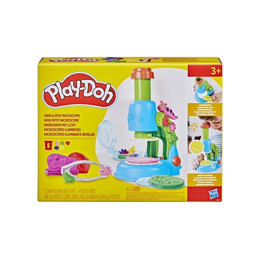 Play-Doh Light &amp; Look Microscope Playset