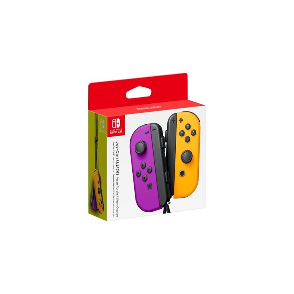 Nintendo Joy-Con Pair Neon Purple/ Neon Orange - Wireless Controller - Nintendo Switch