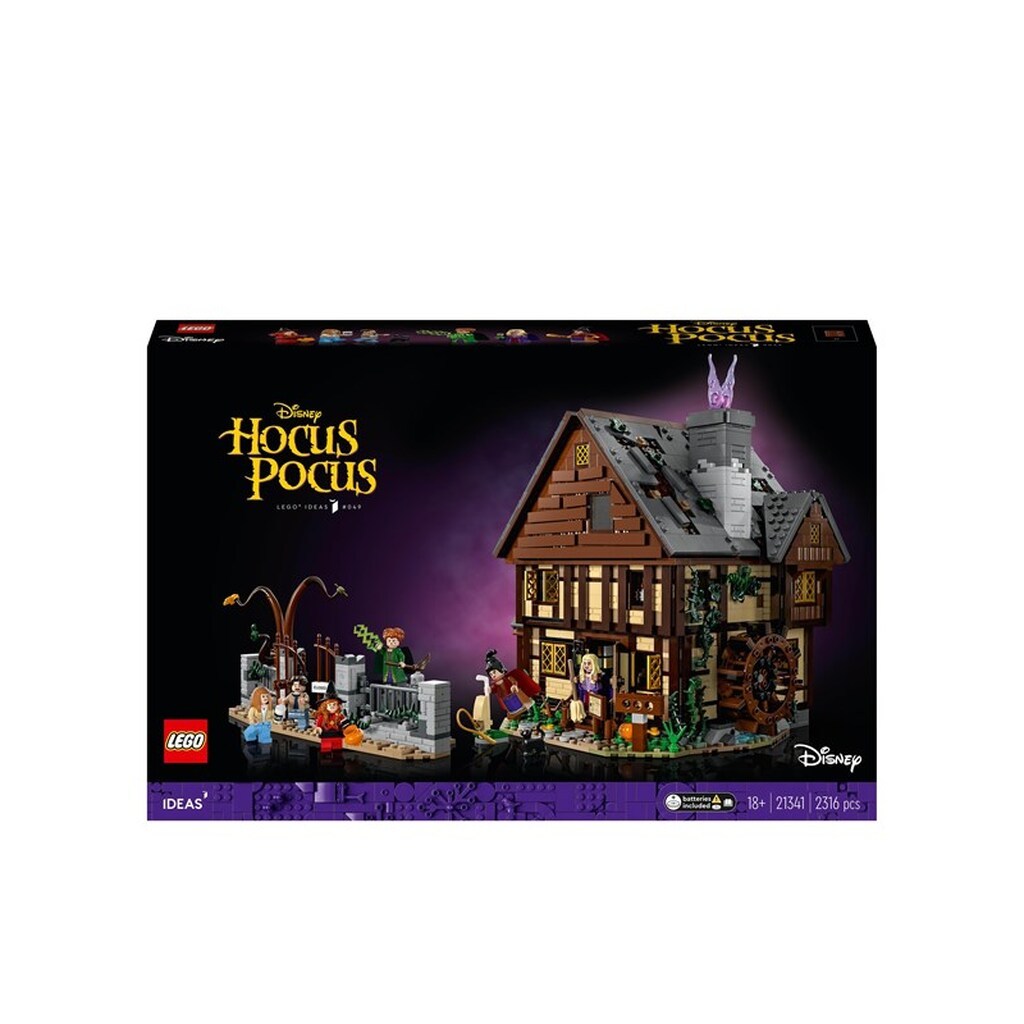 LEGO Ideas 21341 Disneys Hokus Pokus: Sanderson-søstrenes hytte