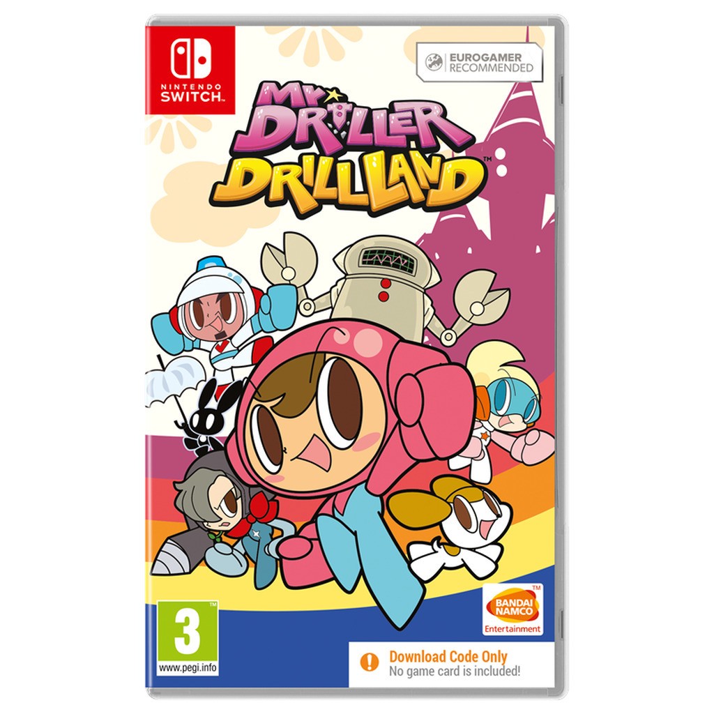 Mr. Driller: Drill Land (Code in a Box) - Nintendo Switch - Puslespil