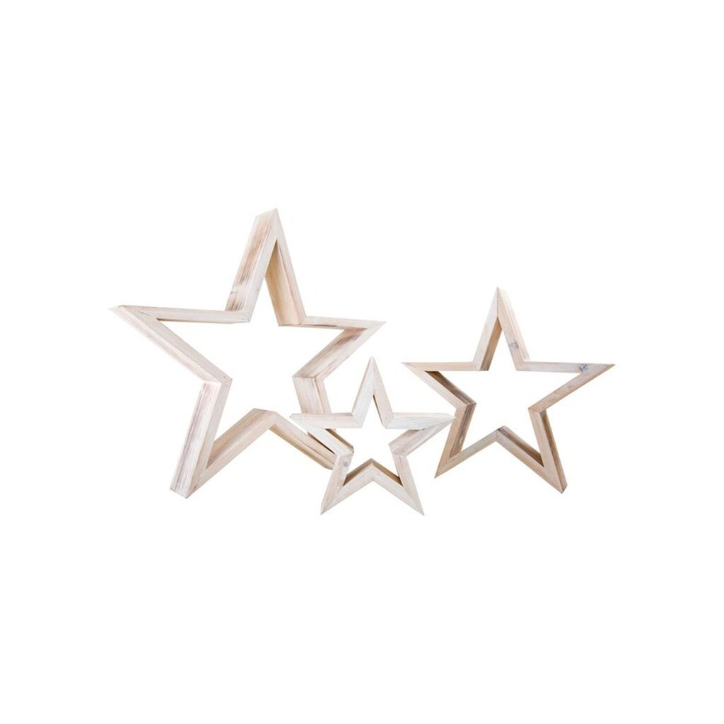 Small Foot - Wooden Decorative Stars 3pcs.