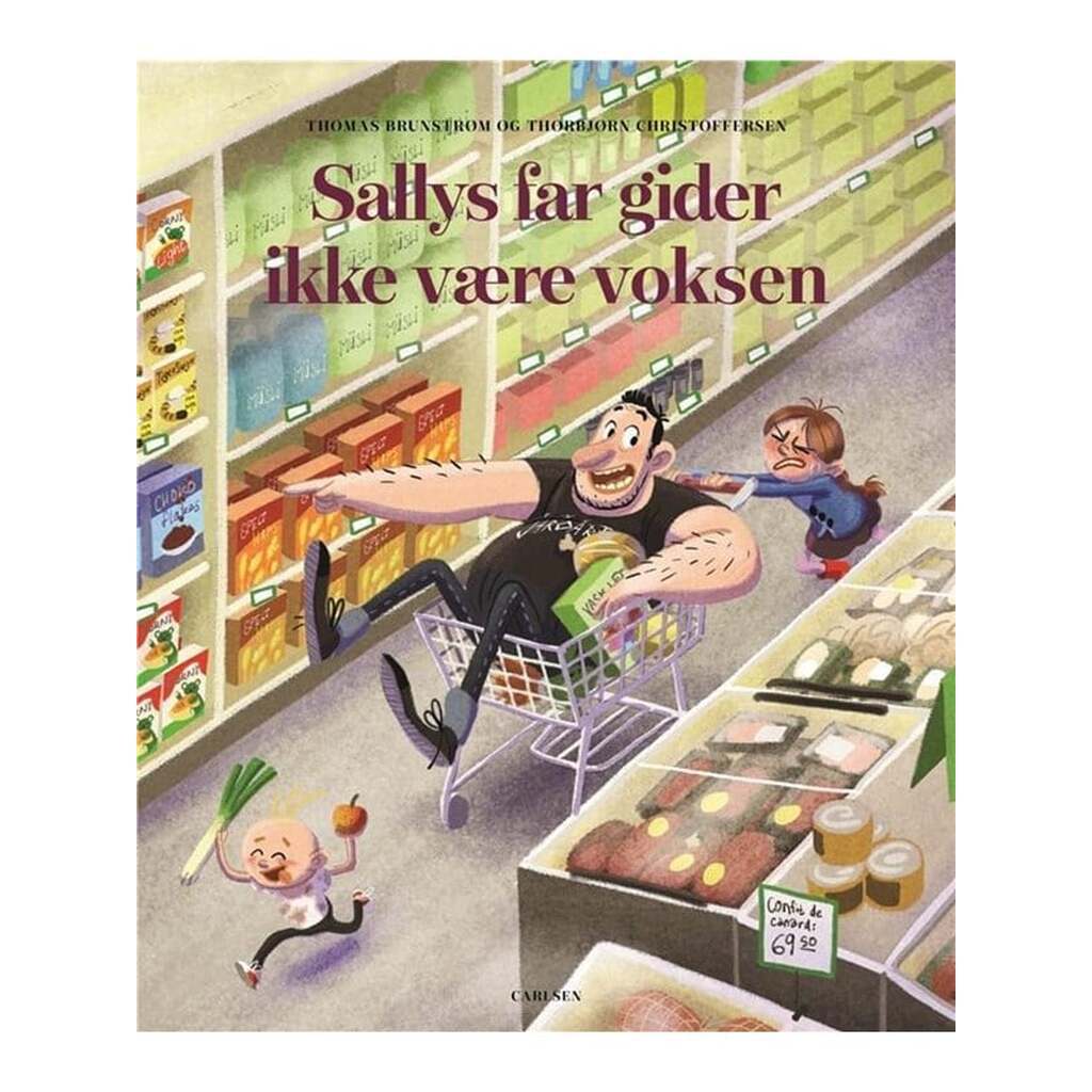 Sallys far gider ikke at være voksen - Børnebog - Hardcover