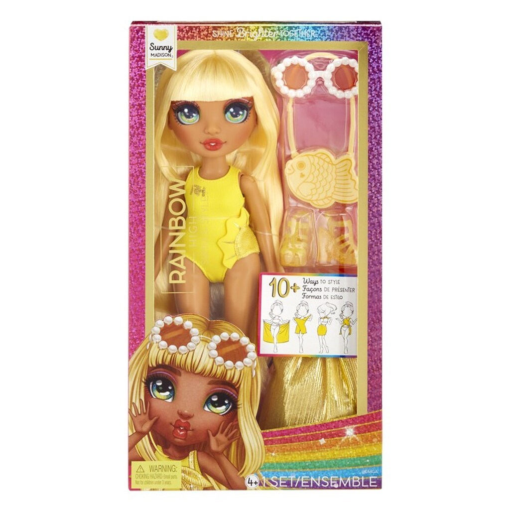 Rainbow High Swim Fashion Doll - Sunny