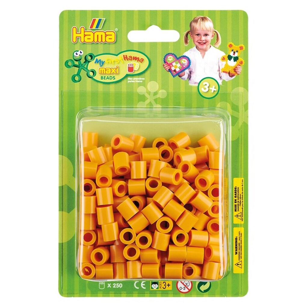 Hama Iron On Beads Maxi - Teddy Bear Brown 250pcs