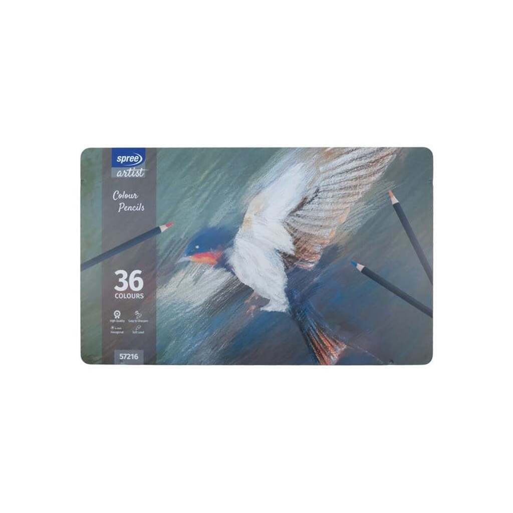 SPREE Farveblyant i metalboks.36 stk.
