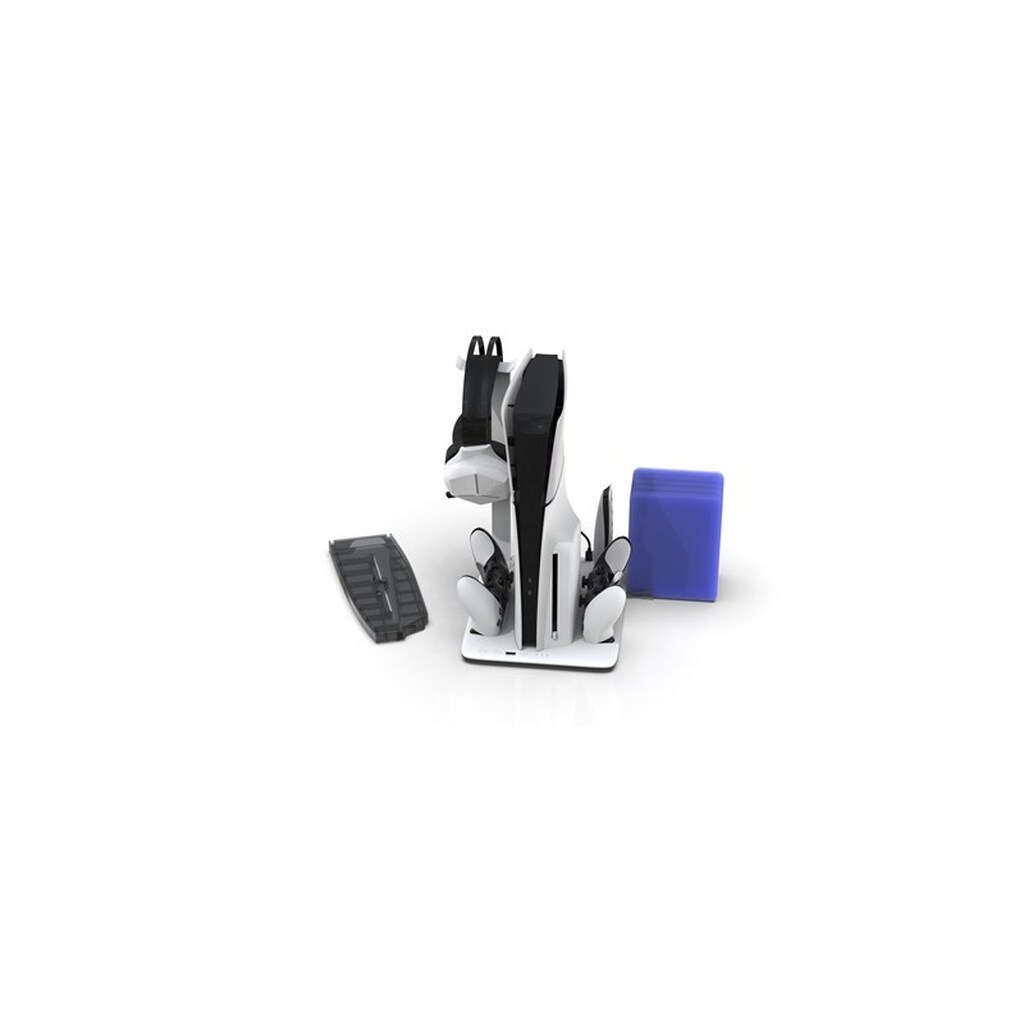 iMP TECH DLX Multi Function Charge and Cool Stand - Grey - Sony PlayStation 5