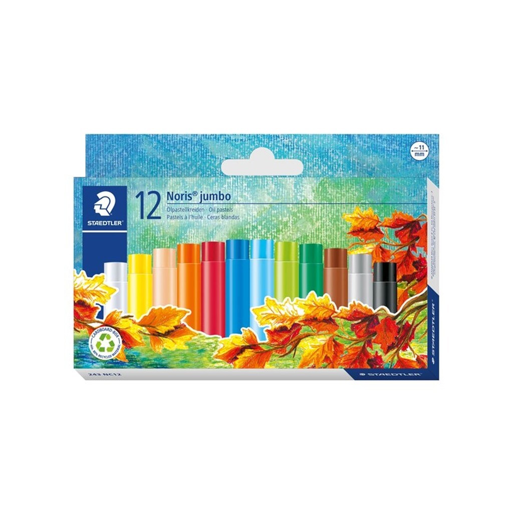 Staedtler Jumbo Oliepastelfarve 11mm 12 ass.