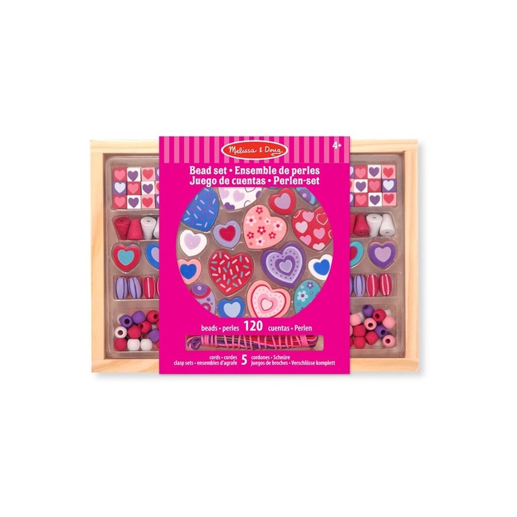 Melissa &amp; Doug Sweet Hearts Bead Set