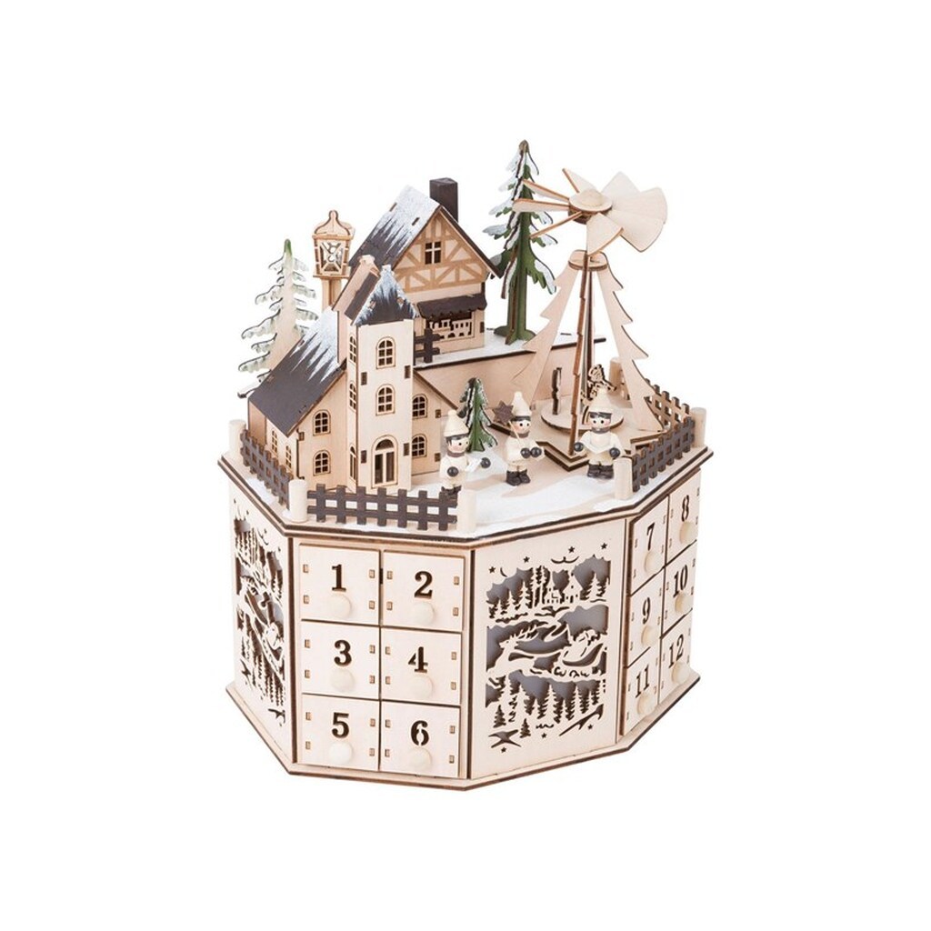 Small Foot - Wooden Advent Calendar Christmas Land