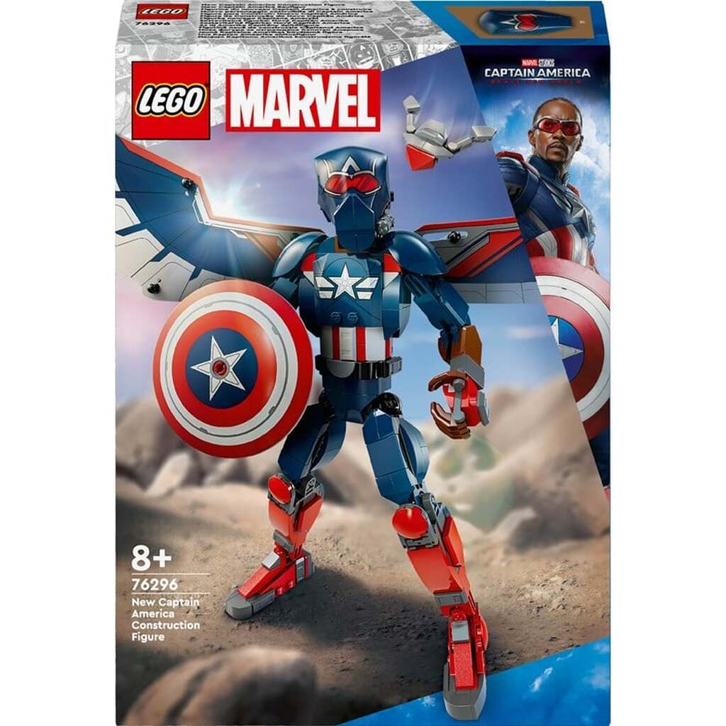 LEGO Super Heroes Marvel 76296 Byg selv-figur af den nye Captain America