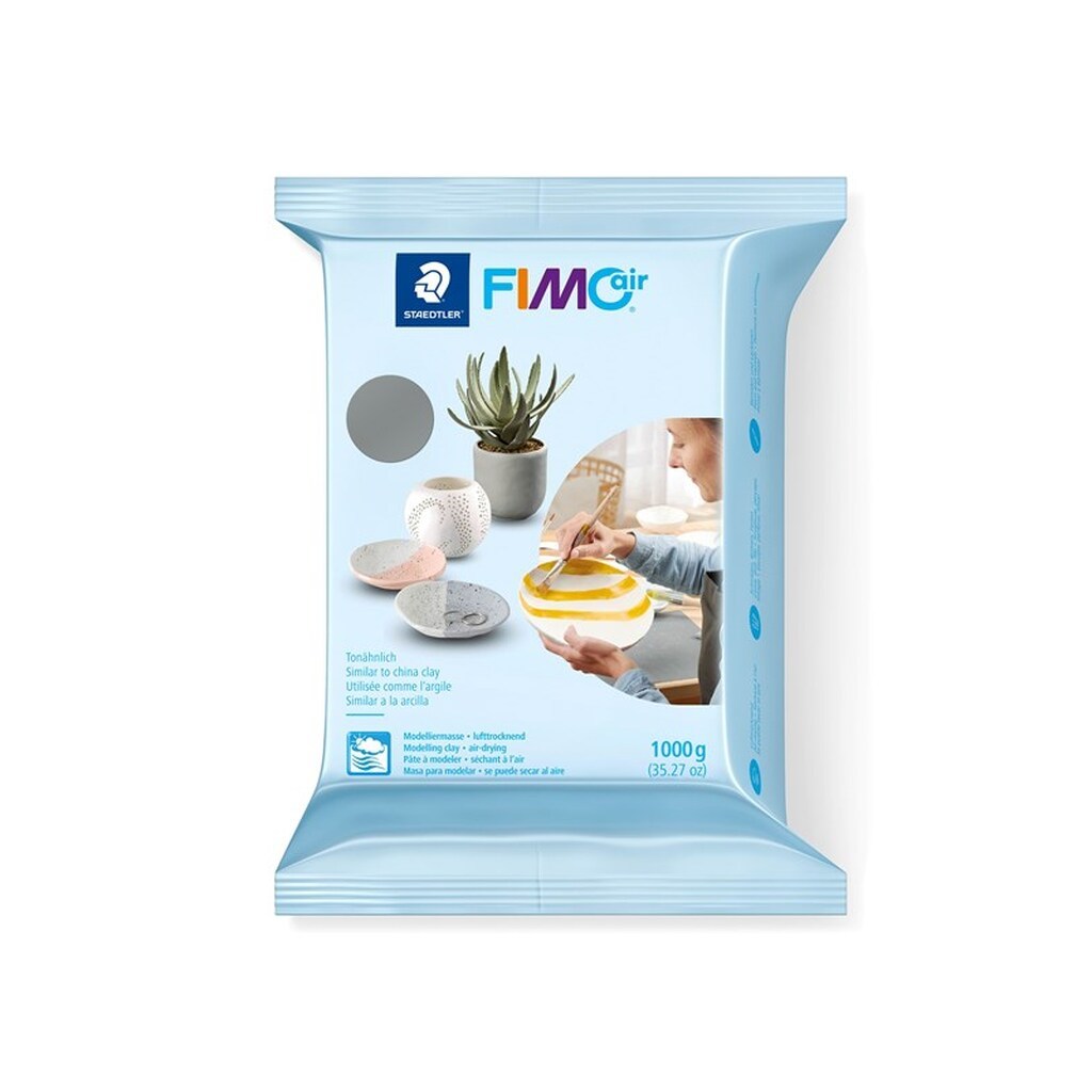 Staedtler FIMO Air modeller 1000g Grå