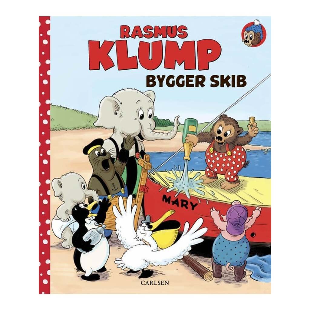 Rasmus Klump bygger skib - Børnebog - Hardcover