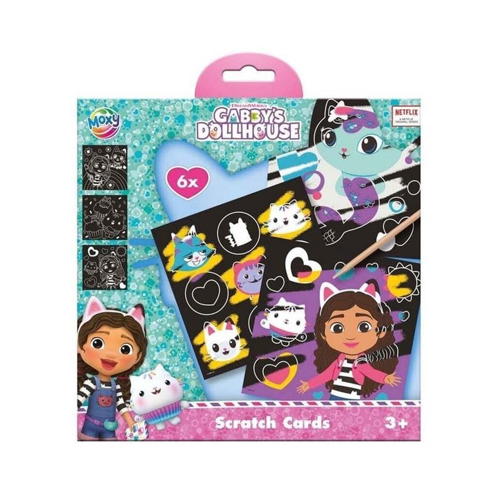Hobby Mate GABBY´S DOLLHOUSE 6 Scratch card 19*19cm