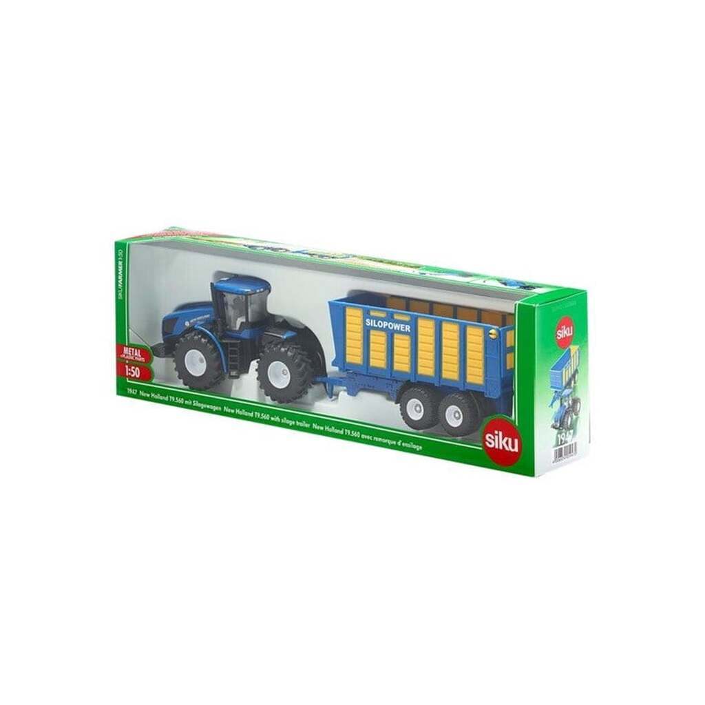 SIKU Siku 1:50 traktor med ensilagevogn