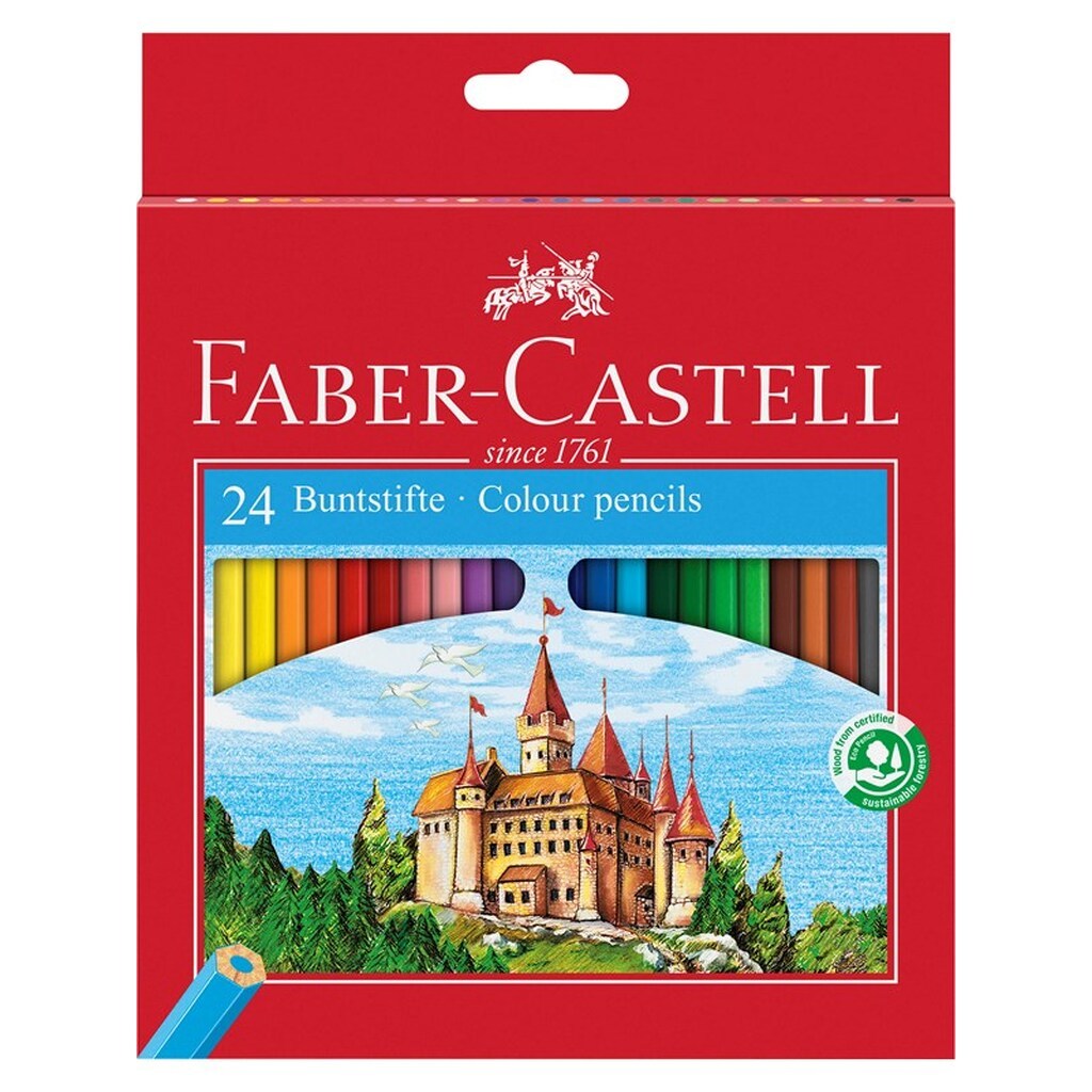 Faber-Castell Farveblyant slot 24 ass.
