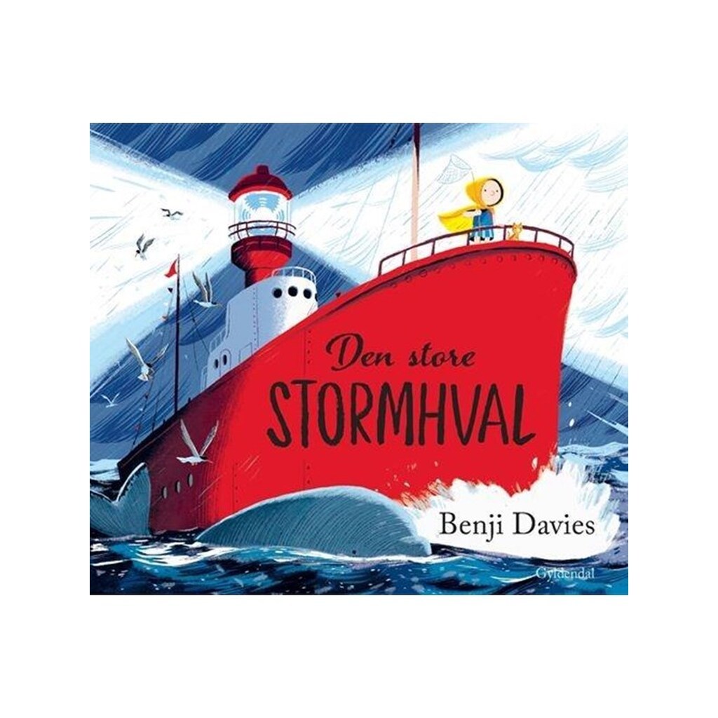 Den store stormhval - Børnebog - Hardcover