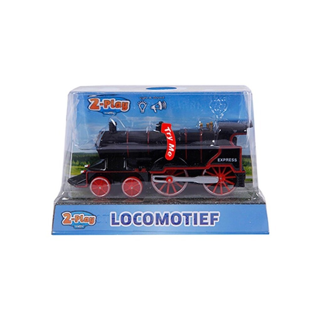 2-Play Traffic 2-Play Die-cast Locomotive with Light and Sound 14cm (Assorted)