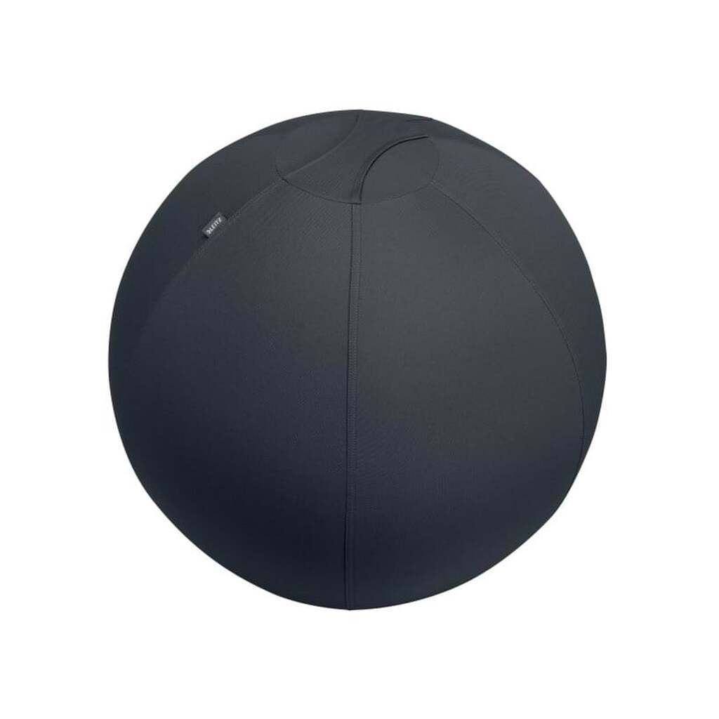 Leitz Ergo Active balancebold med stopperfunktion 75 cm Mørkegrå Ball chair - Stofbetræk - Op til 150 kg