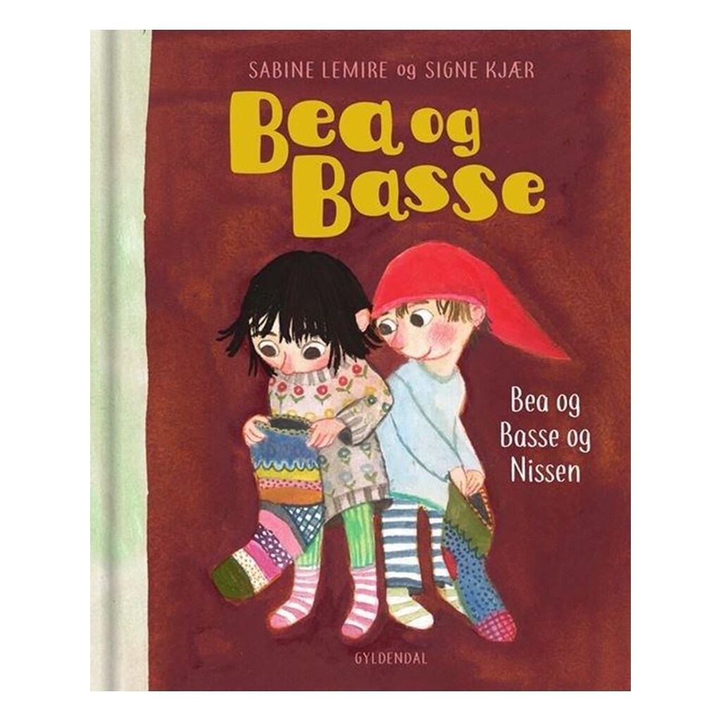 Bea og Basse 9 - Bea og Basse og nissen - Børnebog - Hardcover