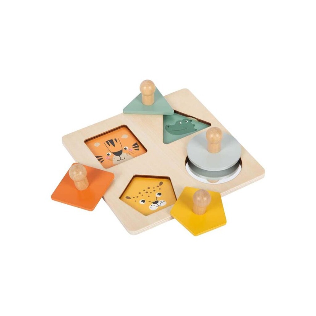 Small Foot - Wooden Shapes Montessori Puzzle FSC