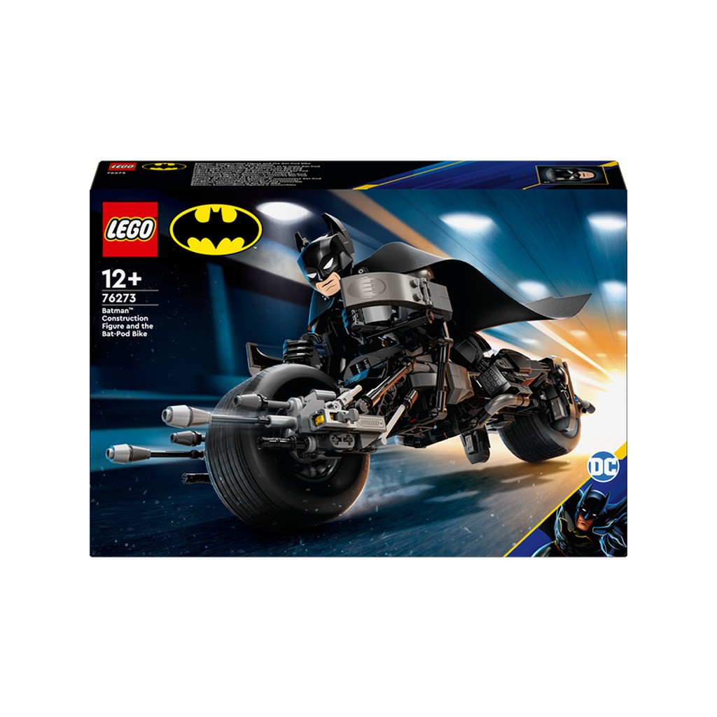 LEGO Super Heroes 76273 Byg selv-figur af Batman&#8482; og Batpod-motorcyklen