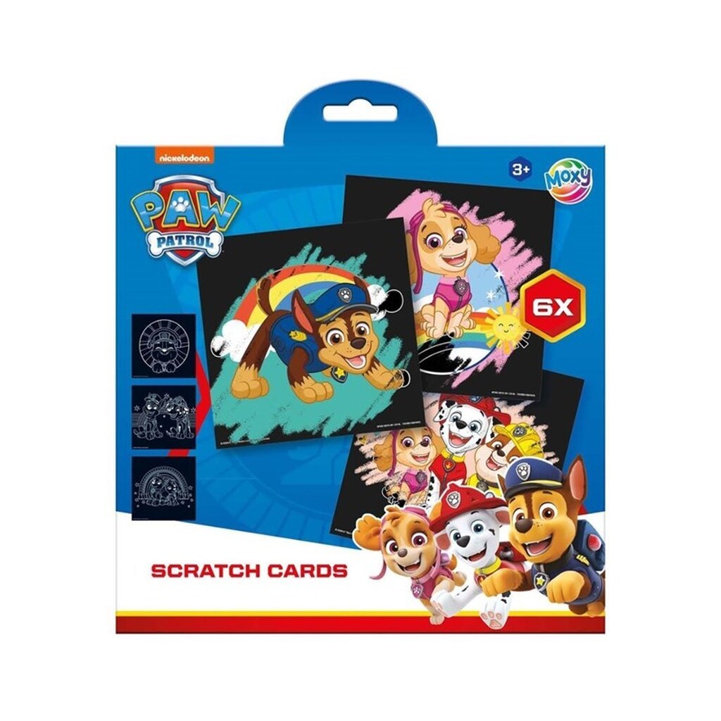 Alligator PAW PATROL 6 Scratch card 19*19cm