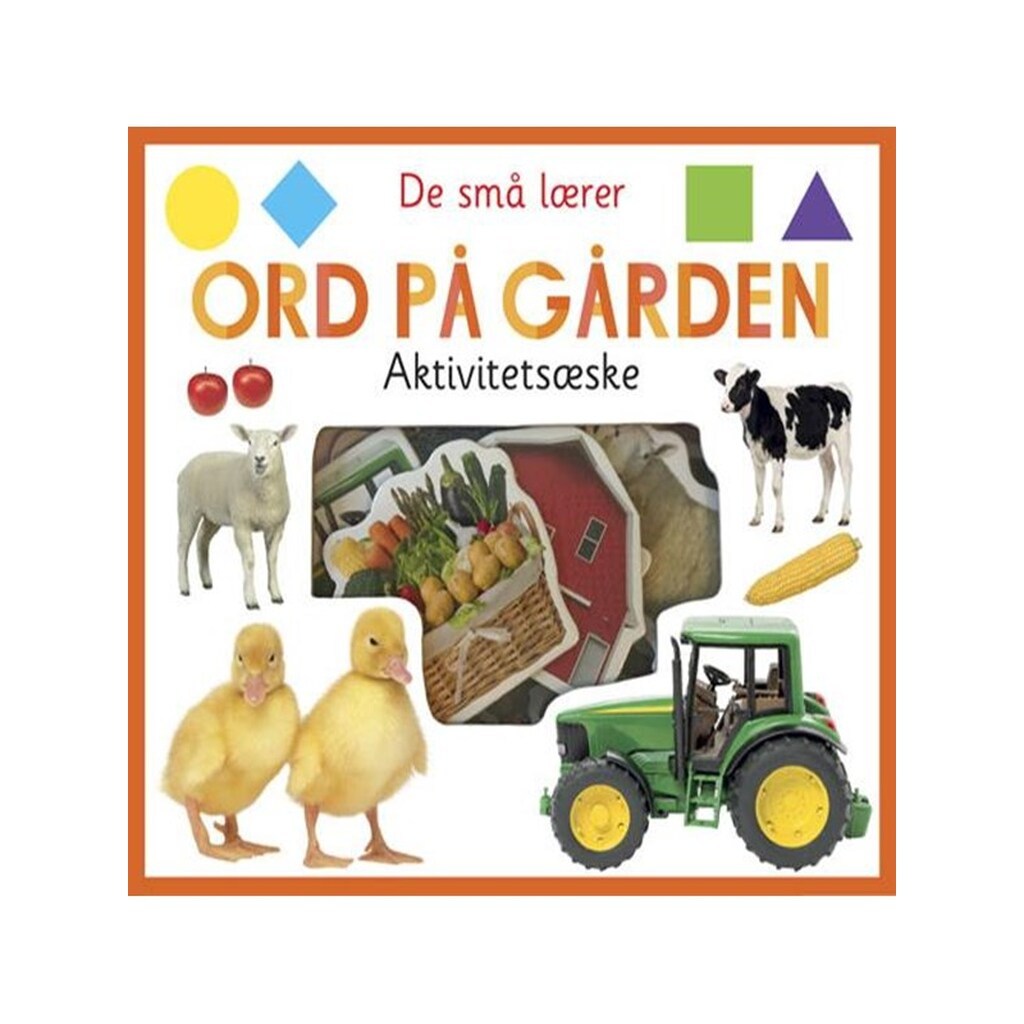 De små lærer - Ord på gården - aktivitetsæske - Børnebog - Papbog