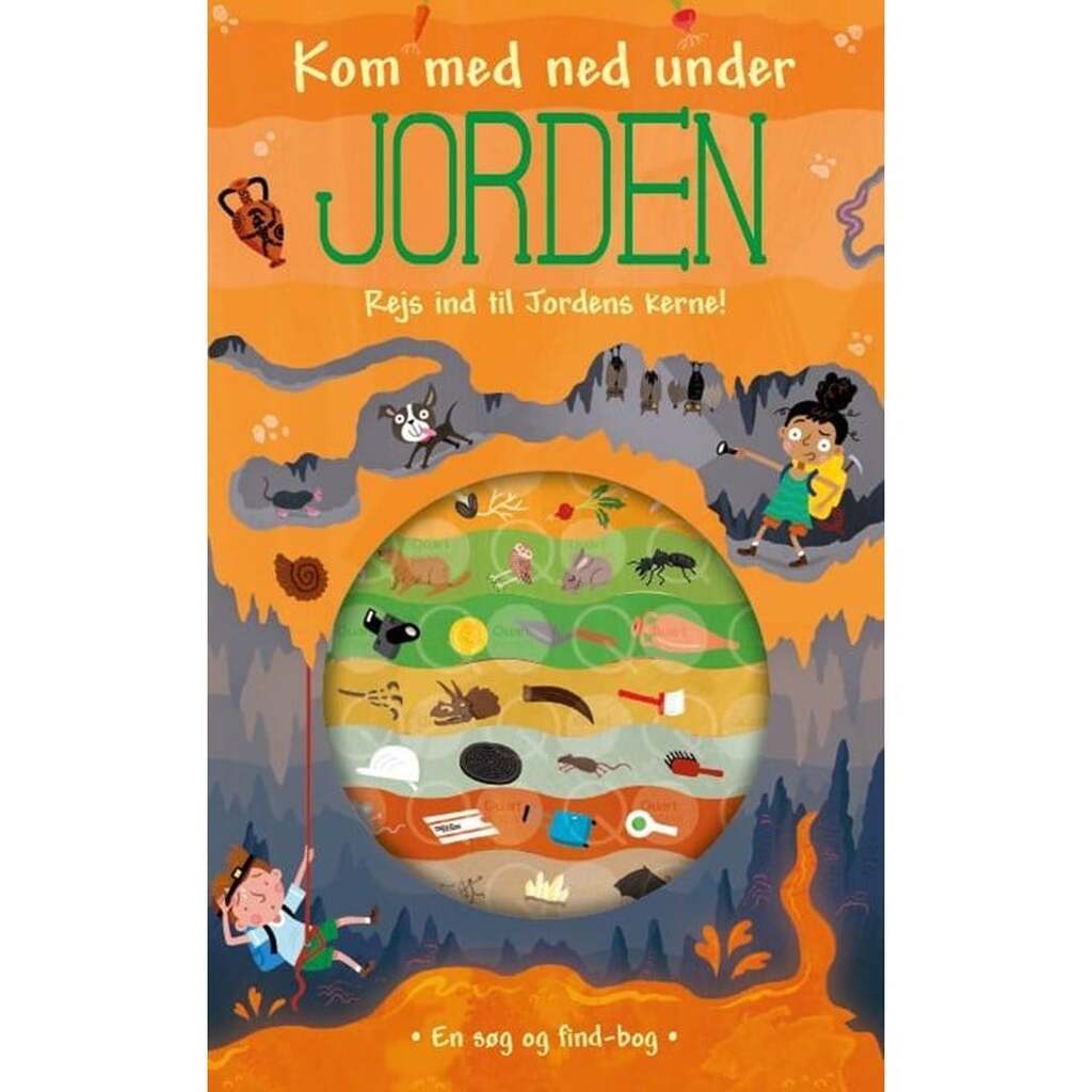 Kom med ned under Jorden - Børnebog - Papbog