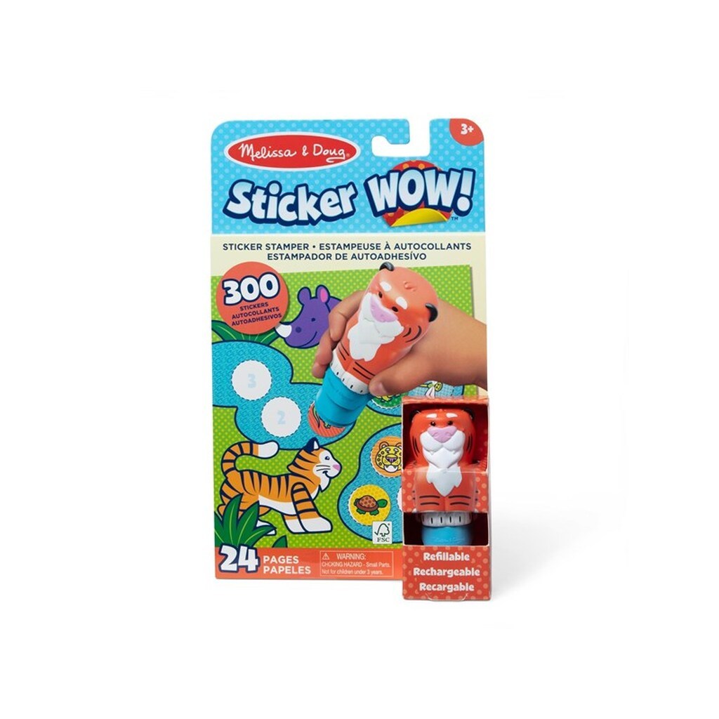 Melissa &amp; Doug Sticker WOW! Tiger