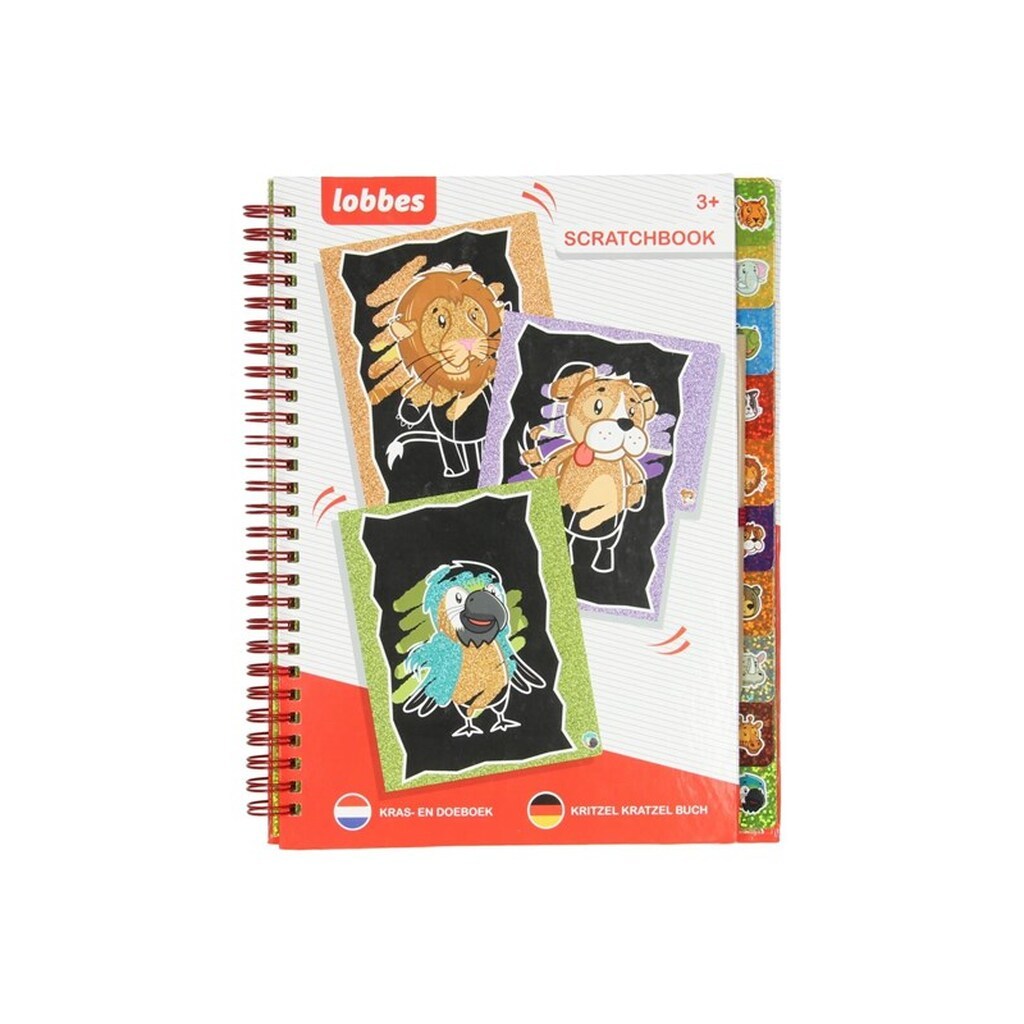 Lobbes - Scratch and Do Book Animals