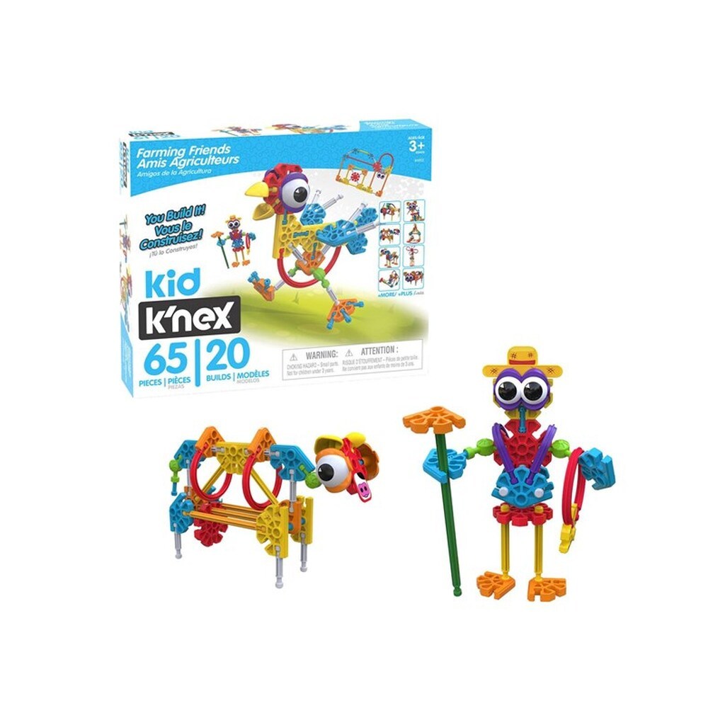 K&apos;Nex - Kid Knex Farmin Friends Building Set 65pcs.